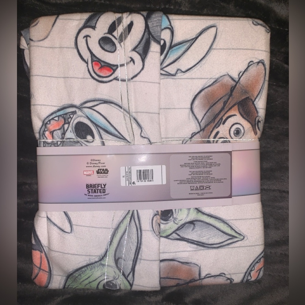 MENS DISNEY 2 PIECE PJS - Picture 4 of 4